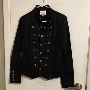 Women's Black Military Style Jacket